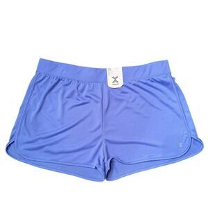 Xersion Women's Everair Pull-On Quick-Dri Breathable Shorts 3XL Periwinkle